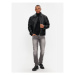 Karl Lagerfeld Jeans Kožená bunda 240D1501 Čierna Regular Fit