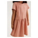 Dievčenské šaty Liewood béžová farba, mini, áčkový strih