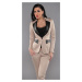 Trendy KouCla Blazer with leatherlook red