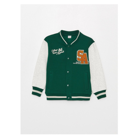 LC Waikiki Boy's Embroidered College Jacket