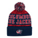 Columbus Blue Jackets detská zimná čiapka Puck Pattern Cuffed