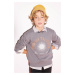 DEFACTO Boy's Crew Neck Printed Sweatshirt