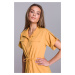 Dámske košeľové šaty Yellow S298 - Stylove Žlutá