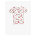 Koton Watermelon Printed T-Shirt Ribbed Short Sleeve Crew Neck Cotton