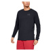 Pánske tréningové tričko s dlhým rukávom UNDER ARMOUR UA SPORTSTYLE LEFT CHEST LS-BLK