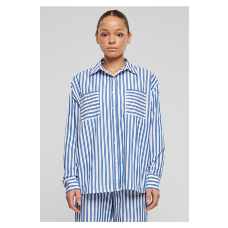 Women's shirt Striped Relaxed white/blue Urban Classics