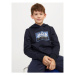 Jack&Jones Junior Mikina Logan 12254120 Tmavomodrá Standard Fit