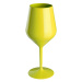 Žlutá nerozbitná model 19345609 sklenice na víno 470 ml - Giftela