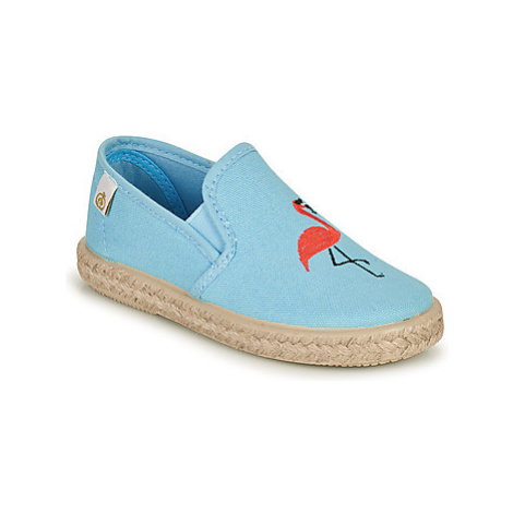 Modré dievčenské espadrilky