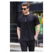 Madmext Black Oversize Basic Men's T-Shirt 6127