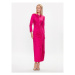 KARL LAGERFELD Každodenné šaty 231W1361 Ružová Regular Fit