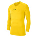 Pánske termo tričko AV2609-719 Yellow - Nike Žlutá