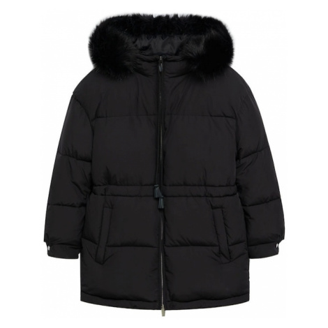 MANGO Zimná bunda 'Tabardi'  čierna