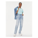 Calvin Klein Jeans Tričko Monologo Slim Tee J20J222564 Modrá Slim Fit
