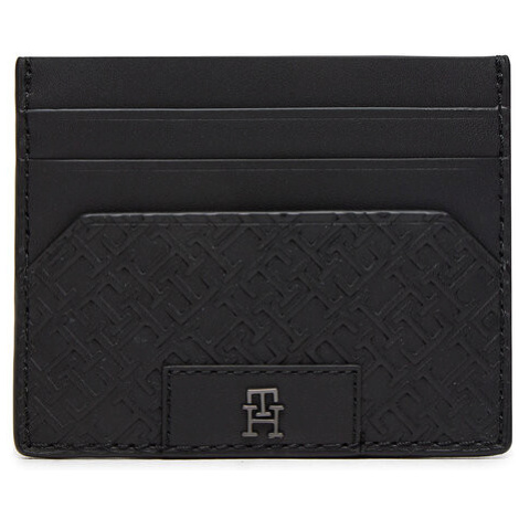 Tommy Hilfiger Puzdro na kreditné karty Th Monogram Cc Holder AM0AM12169 Čierna