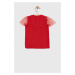 Tričko pre bábätko Birba&Trybeyond červená farba