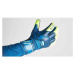 Brankárske futbalové rukavice f500 resist shielder pre dospelých modro-žlté