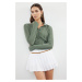 Trendyol Green Basic Polo Neck Fine Knitwear Sweater