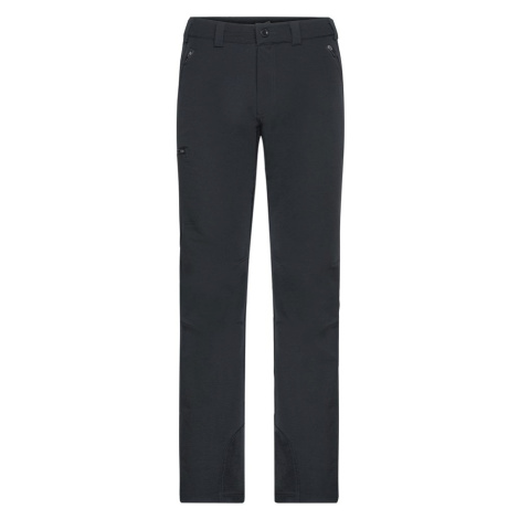 James & Nicholson Pánske elastické outdoorové nohavice JN585 - Čierna