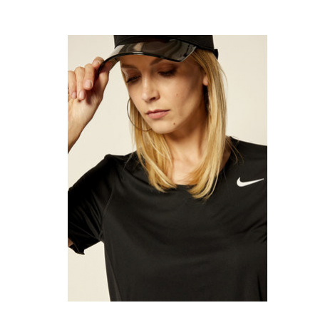 Nike Funkčné tričko City Sleek CJ9444 Čierna Regular Fit