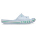 Crocs BAYABAND SLIDE Unisex šľapky, svetlomodrá, veľkosť 36/37