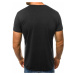 Jednoduché čierne pánske tričko JS/712005Z