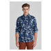 KOŠEĽA GANT REG LINEN PRINT SHIRT MARINE