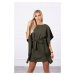 Batwings Oversize Dress Khaki