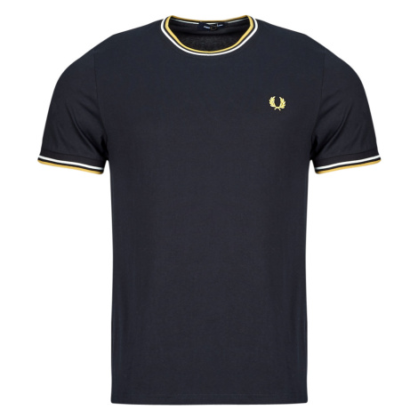 Fred Perry  TWIN TIPPED  Tričká s krátkym rukávom Modrá