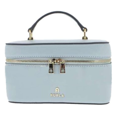 Kabelka - FURLA CAMELIA MINI CROSSBODY VANITY CASE modrá