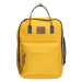 Beagles Žltý objemný batoh do školy „Scandinavia“ 12L