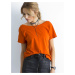 DÁMSKE ORANŽOVÉ TRIČKO RV-TS-4662.39P-DARK ORANGE