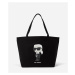 Taška Karl Lagerfeld K/Ikonik 2.0 Karl Canv Shopper Black