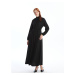 LC Waikiki High Collar Straight Long Sleeve Women's Dress