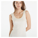 Šaty Urban Classics Ladies Rib Top Dress White Sand