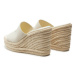 Calvin Klein Jeans Espadrilky Slide Wedge Rope Sandal Ml Btw YW0YW01356 Écru