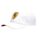 Biela šiltovka Ferrari SF FW Quilt Cap 130181044-200