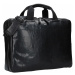 Luxusná pánska kožená taška Daag Martin - čierna