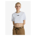 Biely dámsky crop top VANS Flying V Crew Crop II