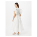 Coast Šaty 'Ivory Mega Ruffle Full Skirted Dress'  šedobiela