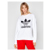 Adidas Mikina Trefoil GN2961 Biela Regular Fit