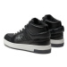 Calvin Klein Jeans Sneakersy Basket Cupsole High Mix Ml Mtr YW0YW01489 Čierna