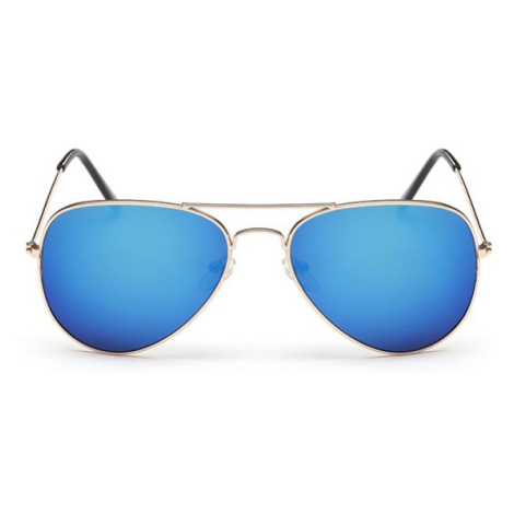Sunmania Modré zrkadlové okuliare pilotky "Aviator" 75285467