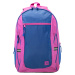 Batoh Semiline J4919-3 Pink/Navy Blue 43 cm x 32 cm x 20 cm