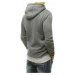 Gray men's hooded sweatshirt BX4802