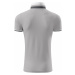 Malfini premium Collar up Pánska polokošeľa 256 silver gray