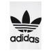 Detské bavlnené tričko adidas Originals H25246 biela farba, s potlačou