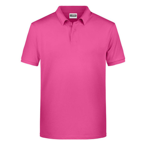 James&amp;Nicholson Pánska polokošeľa JN8010 Pink