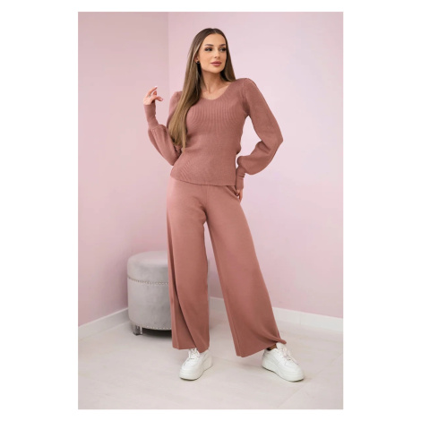 Dark pink sweater set