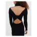 Vero Moda Úpletové šaty Willow 10277185 Čierna Slim Fit